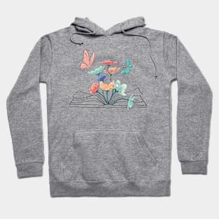 Flowers book Hoodie